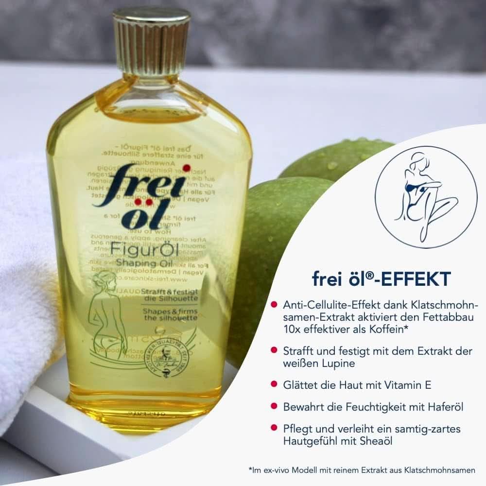 Frei Öl Kroppsolja med anti-celluliter effekt, 125 ml Dusch och bad Naty Shop