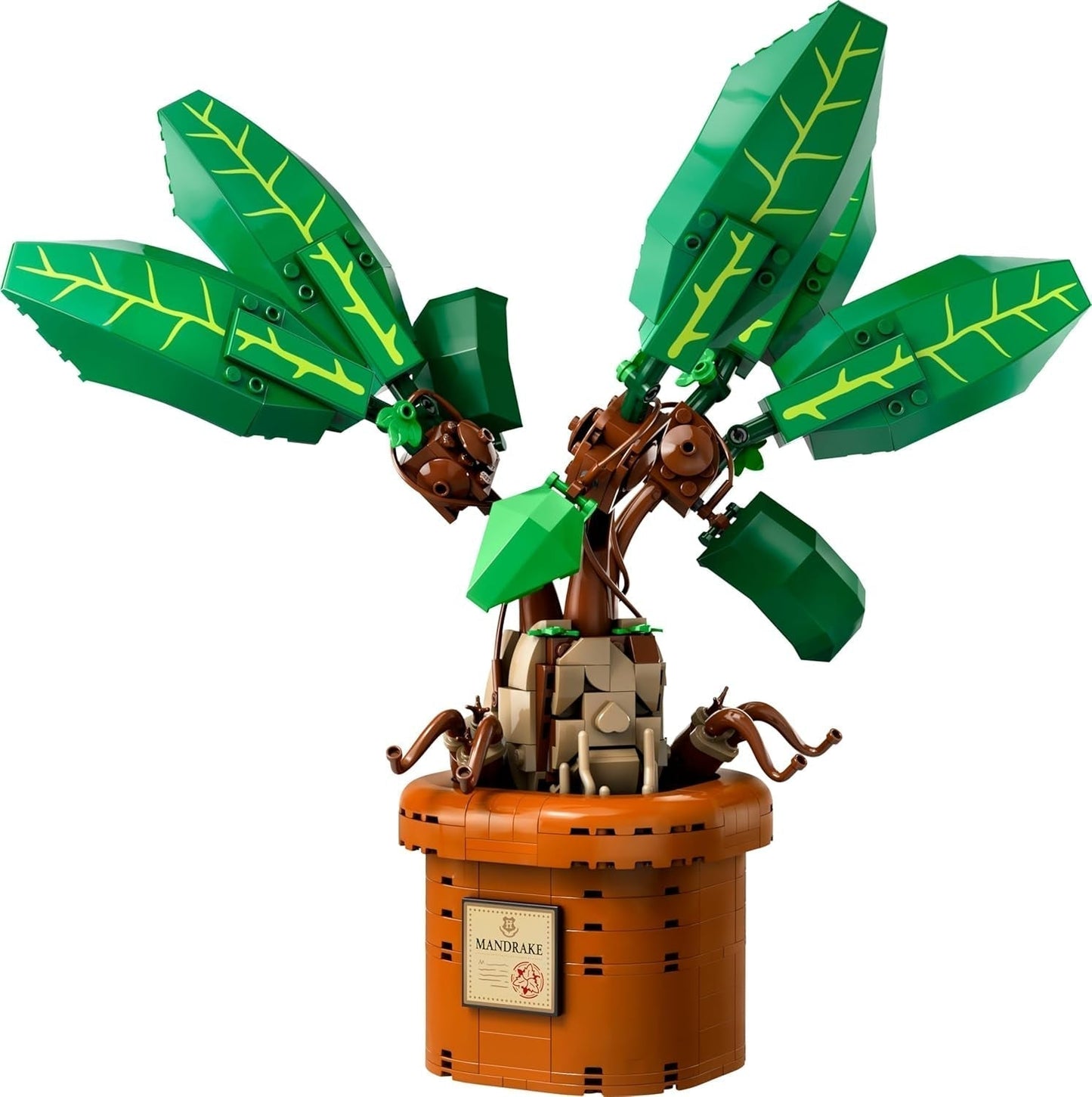 LEGO Harry Potter Magic Potion Plant: Mandrake, krukväxtleksak, magisk present till flickor, pojkar och alla fans, fantasifulla lekset för barn, heminredning 76433 Byggset Besuche den LEGO-Store