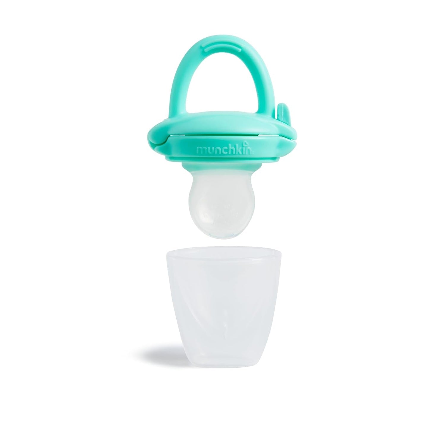 Munchkin Baby Silikon Mat Dispenser | Idealisk för på språng – silikonpåsar för fryst mat | Självmatande matautomat | Avvänjningsmatare | BPA-fri | Från 4 månader+ | Förpackning om 2 | Blått och grönt