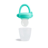 Munchkin Baby Silikon Mat Dispenser | Idealisk för på språng – silikonpåsar för fryst mat | Självmatande matautomat | Avvänjningsmatare | BPA-fri | Från 4 månader+ | Förpackning om 2 | Blått och grönt
