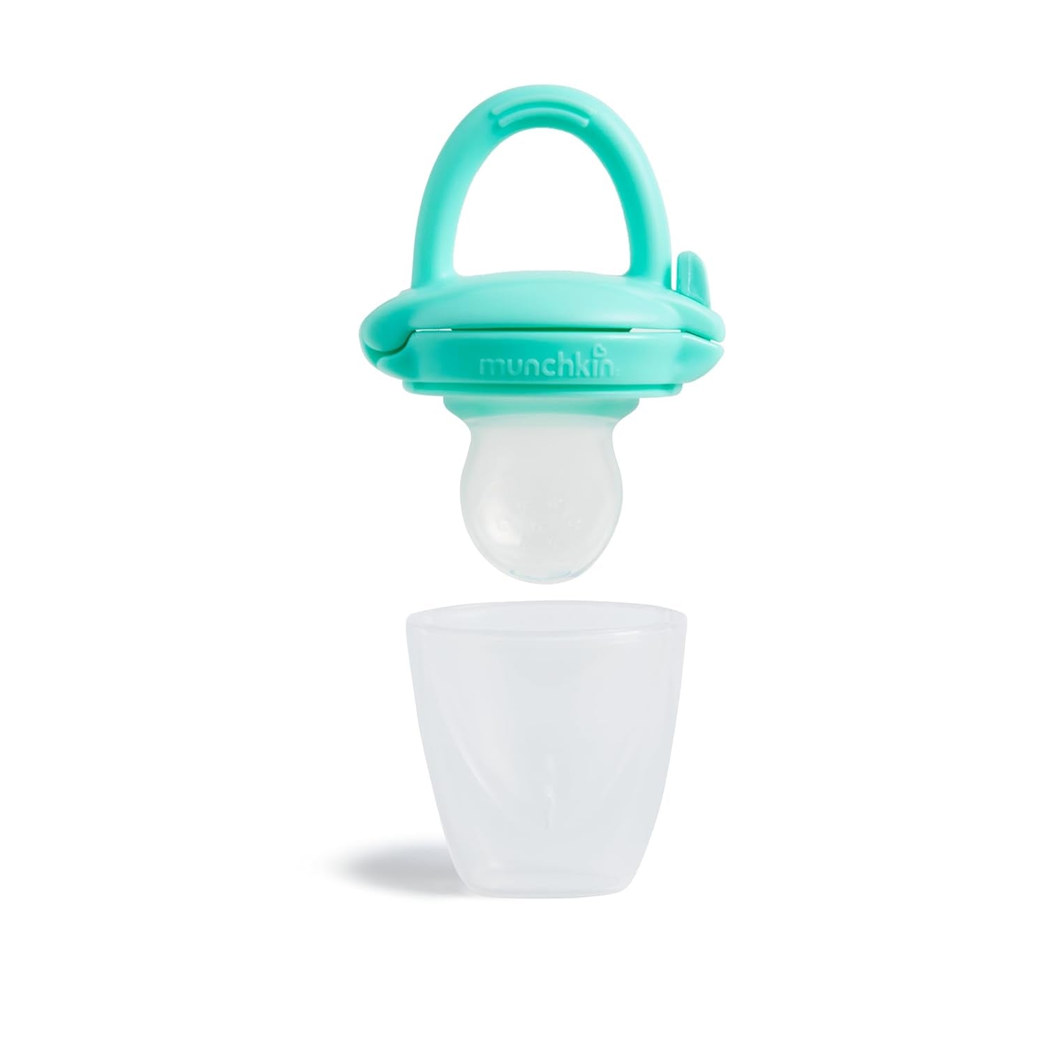 Munchkin Baby Silikon Mat Dispenser | Idealisk för på språng – silikonpåsar för fryst mat | Självmatande matautomat | Avvänjningsmatare | BPA-fri | Från 4 månader+ | Förpackning om 2 | Blått och grönt