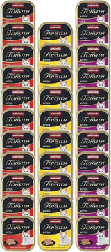 animonda Vom Feinsten Kitten Variety for Kittens (32 x 100g), spannmålsfritt och sockerfritt våtfoder för unga katter med 100 % färska och köttiga ingredienser.