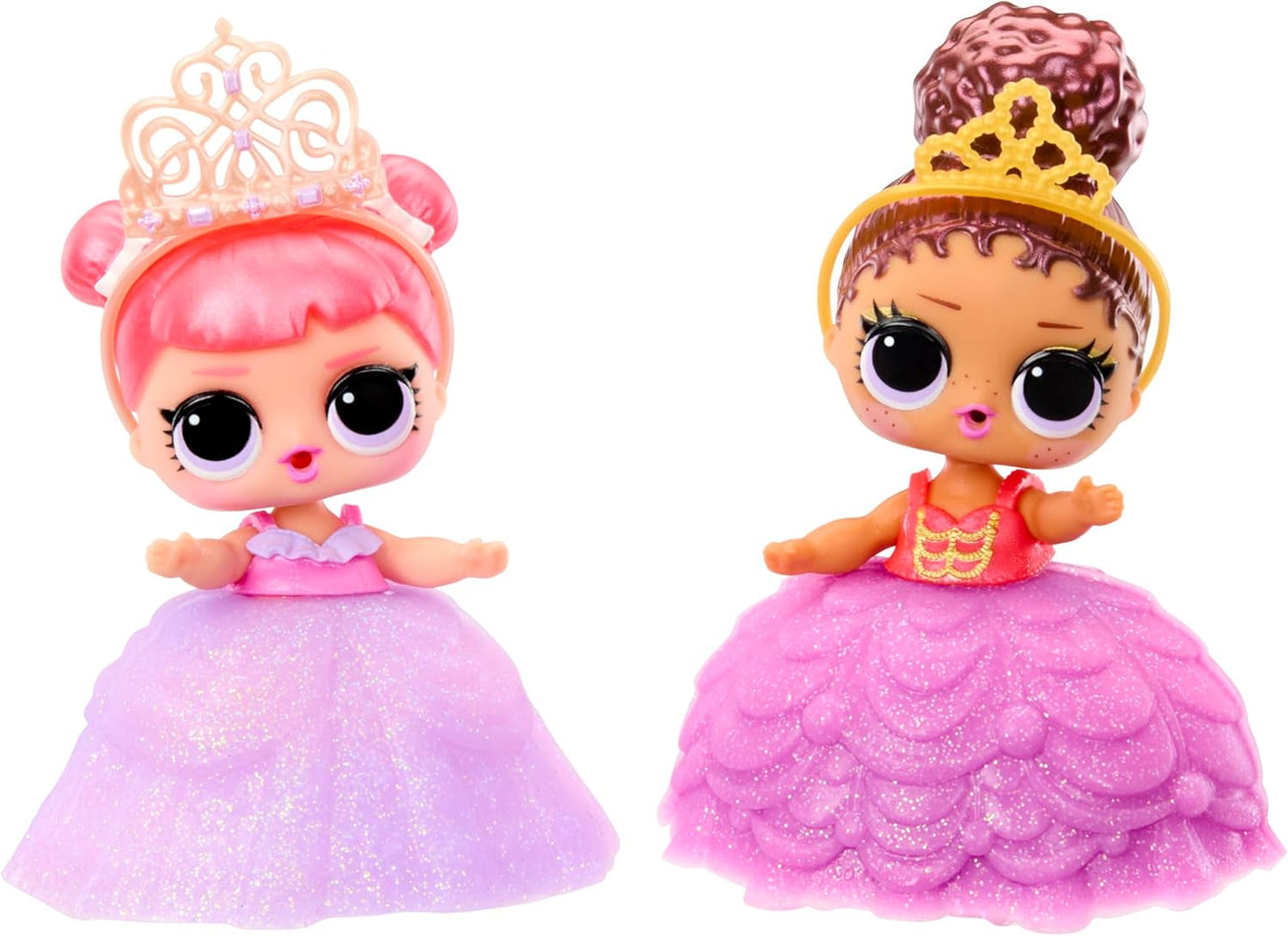LOL Överraskning! Princess Tots - Innehåller 1 docka, pansarförpackning, 2 färger för att skapa en prinsessklänning, 8 dockor att samla in