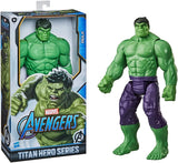 Hasbro E74755L2 Marvel Avengers Titan Hero Series Blast Gear Deluxe Hulk Action Figur 30 cm Stor Marvel Comics Inspirerad leksak för barn 4+ Actionfigurer Naty Shop