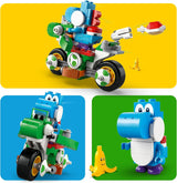 LEGO Super Mario: Mario Kart - Yoshi Bike, Nintendo Adventure Collectible Set, Present för barn, pojkar, tjejer och spelare 7+, Yoshi Figure Collection Set 72031 Byggset Besuche den LEGO-Store