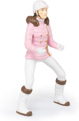 PAPO - Hästfigur - Rider Fashion Winter, passion för ridning, leksak för barn från 3 år. Naty Shop actionfigurer