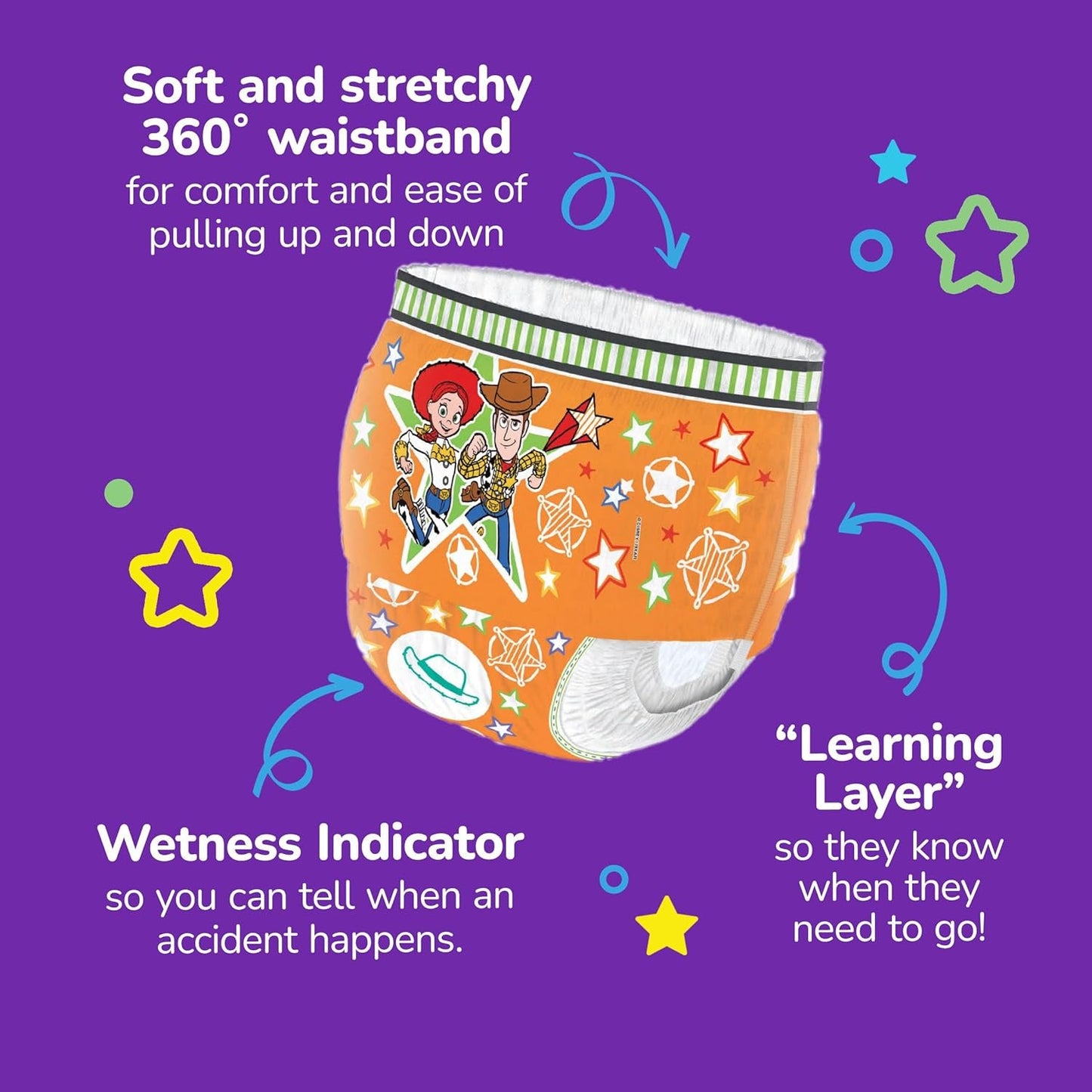 Huggies Pull-Ups Unisex-dagsblöjor, storlek 6, 20 byxor
