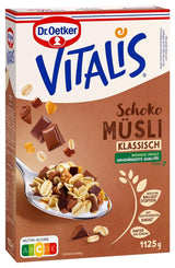 Dr. Oetker Vitalis Chokladmüsli Classic: Frukostmüsli med mjölk och mörk choklad, förpackning om 7 (7 x 600g)