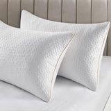 Bedstory kudde, sovkudde, 2 delar, allergivänlig, antidammkudde, dun, alternativ kvalitet, sängkudde för rygg, mage och sidosliprar, standardstorlek, tvättbar, 42 x 70 cm Naty Shop standardkuddar Standardtitel