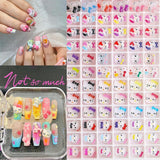 3D-kattens nagelklistermärken, nagelglitter, paljetter, nagelklistermärken i harts, nagelstenar, diamanter för nagelkonst, inklusive strass nagelvaxstift (färgglad katt)