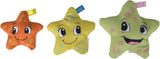 Simba 104010071 - ABC mjuk sjöstjärna, barnleksak, textilstjärnor fyllda med polystyren, 3 stycken, från 6 månader Toys Bebe Naty Shop