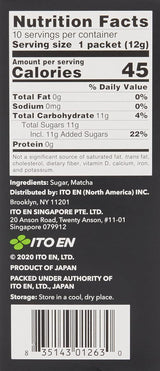 ITO SV Instant Matcha Powder – Sötat Matcha-tepulver i 12g påsar (10 stycken per förpackning) – 1 x 120g (2-pack)