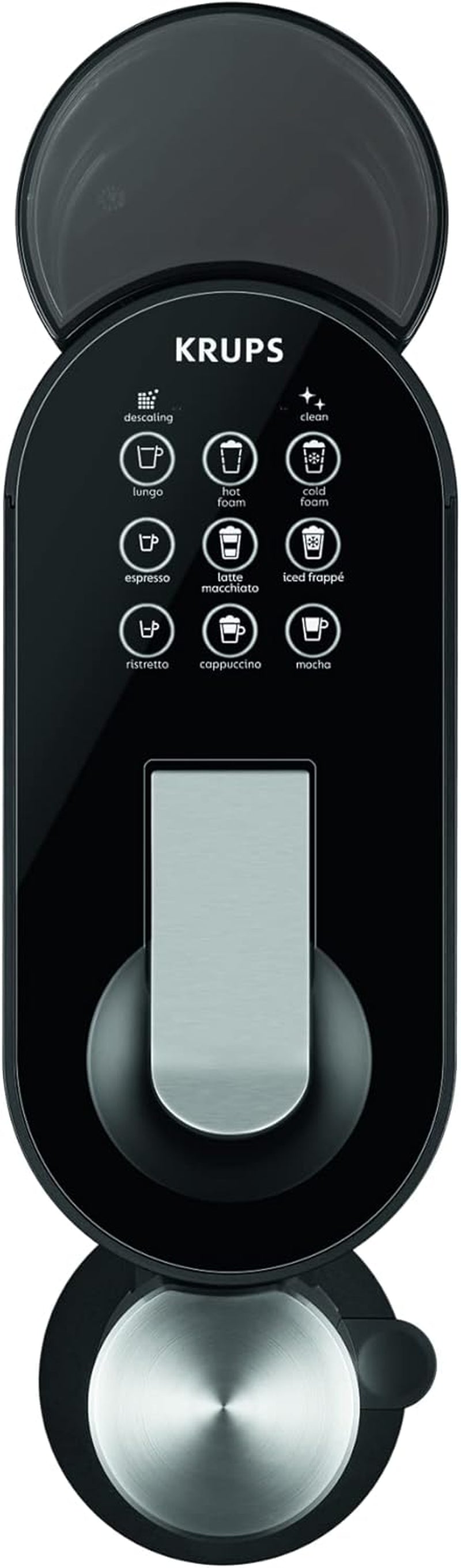 Krups Nespresso Espressomaskin, Kapsel Espressomaskin, Espresso Barista Style, Mjölkskummare, Tillverkad i Frankrike YY4355FD