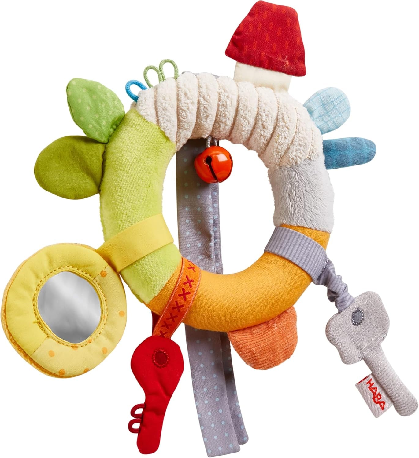 HABA 306453 - Hängande figur Första uppsättning nycklar, rörliga och hängande figurer från 6 månader Babyleksaker Naty Shop