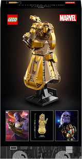 LEGO 76191 Marvel Super Heroes Infinity Glove Avengers Thanos Glove Model Building Set för vuxna Fan objekt Present för män Kvinnor Henne Honom Byggset Besuche den LEGO-Store