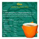 Becks Cocoa Om Masala Chai Tea Bio - Indisk svart te med traditionella kryddor som kanel, kardemumma och ingefära - Perfekt för Chai Latte, 300g