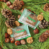 Hampafrön och kakao - individuellt förpackade veganska glutenfria sojafria ekologiska cashew- och havrekakor - 12 x 50 g multipack