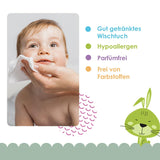 Cleanic Baby Eco Pure Water Wet Wipes – (1 x 50 st.) Våtservetter för barn och spädbarn – parfymfri, sköljbar, känslig hud – 50 st.