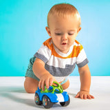 Bright Starts Oball Rattle Toy Bilmotoraktivitetsleksak för spädbarn och småbarn från 3 månader 1 Styck Slumpmässig färg Blå eller Röd Babyleksaker Naty Shop