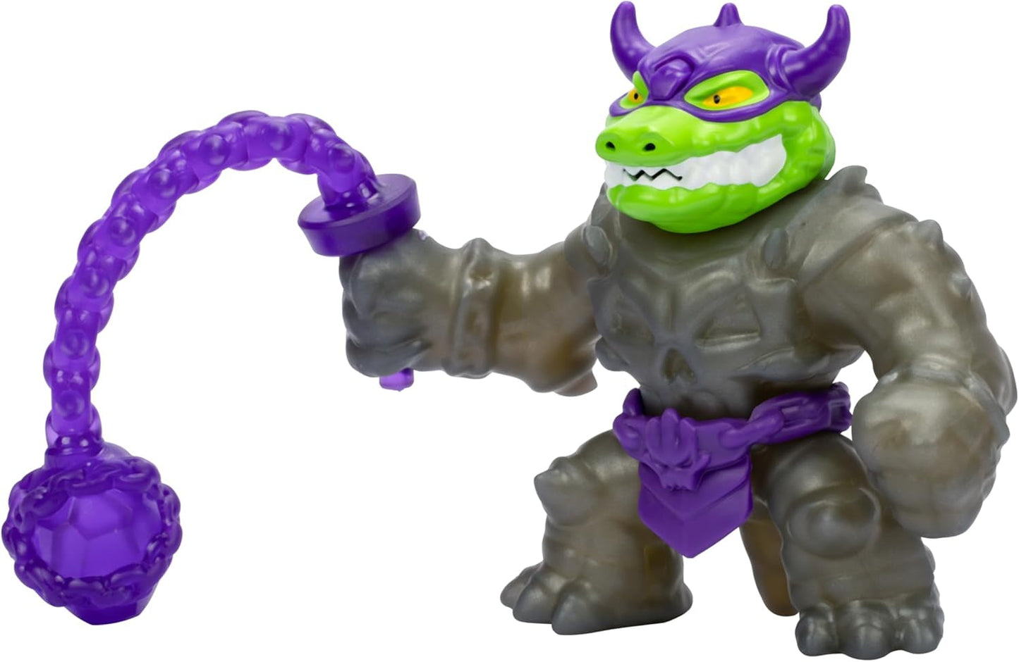 Heroes of Goo Jit Zu Stretch Strikers Deluxe Hero Pack Rock Jaw Sträckbar actionfigur med 20+ coola fightingutrustning Actionfigurer Naty Shop