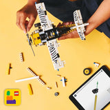 LEGO Technic Propeller Flygplan Byggleksak för barn Present för pojkar och flickor 8 år gamla 4-cylindrig kolvmotor Roterande propeller Flygplan modell 42198 Byggset Besuche den LEGO-Store
