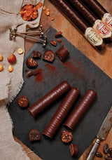 Venchi - Mjölkchoklad och mörk choklad 56% cigarr med kanderat sicilianskt apelsinskal, 100g, glutenfri, inga färgämnen och inga konserveringsmedel
