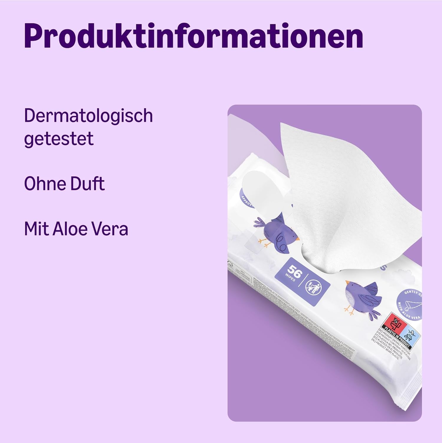 av Amazon Sensitive Baby Tücher, Unparfümiert, 1008 Feuchttücher, 18er-Packung á 56 Stück (Zuvor eine Marke von Mama Bear, gleiches Produkt)