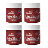 Semi-permanent hårfärg Anvisningar 100 ml box 4-pack (Pillarbox Red) Hårfärgning Naty Shop Pillarbox Red 400 Ml (1 pack)