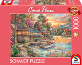 Schmidt Spiele 58553 Chuck Pinson, Shore in the Evening Gold, pussel 1000 bitar Pussel Naty Shop Standardtitel