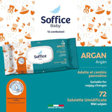 Feuchttücher Für Neugeborene, 72 Stück, Pop-Up Argan – Zubehör och produkter för Die Hygiene Des Babys, Ideal Für Diadelwechsel Und Kindergarten – Baby Wipes Sanft Und Reinigend – 12 Packungen Naty Shop