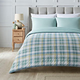 Night Lark Coverless Duvet Super King 6 Tog Vårsommar - Abstrakta vågor. Supermjuk, bekväm och lätt filt. Maskintvättbar och snabbtorkande, allt i ett vändbart örngottset Naty Shop Täcken och täcken Country Check Super King