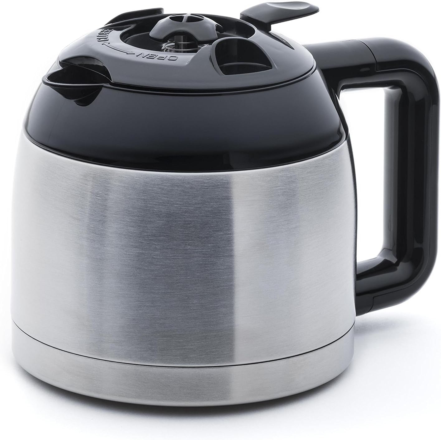 SYBF-CM025 Varmkaffebryggare, rostfritt stål, 1,2 liter, rostfritt stål