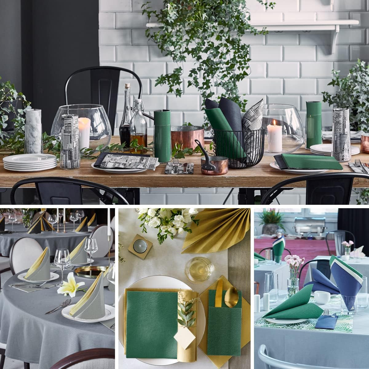 PAW - Airlaid servetter (40 X 40 Cm) I 50 stycken I Unicolor I Tygliknande I Elegant bordsdekoration I Horeca I För viktiga tillfällen som bröllop, fester, jul I Unicolor: Rosa