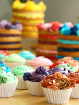 Sugarflair Pasta Matfärgning Lila Set med 4 Pasta Matfärg Fondant Marsipan Sockerpasta Smörkräm med mera: Lila, Lavendel, Grape Lila, Deep Purple - Set med 4