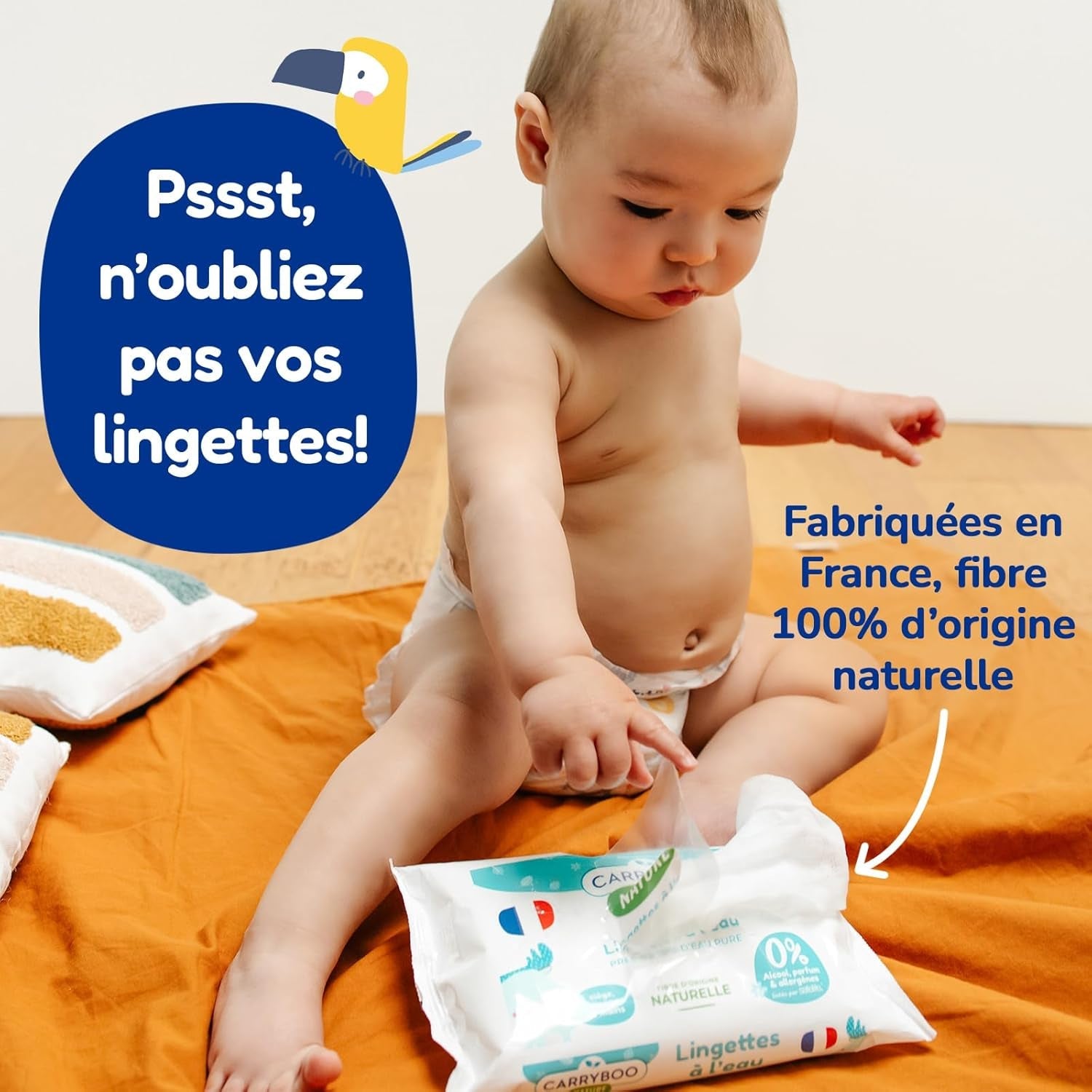 - Blöja storlek 4+ 9-20 kg – Ökologische Babywaidern – natürliche Babypflege, hypoallergen, ohne Parfüm und auslaufsicher – hermestellung in Frankreich – 126 engångsblöjor – 1 månad