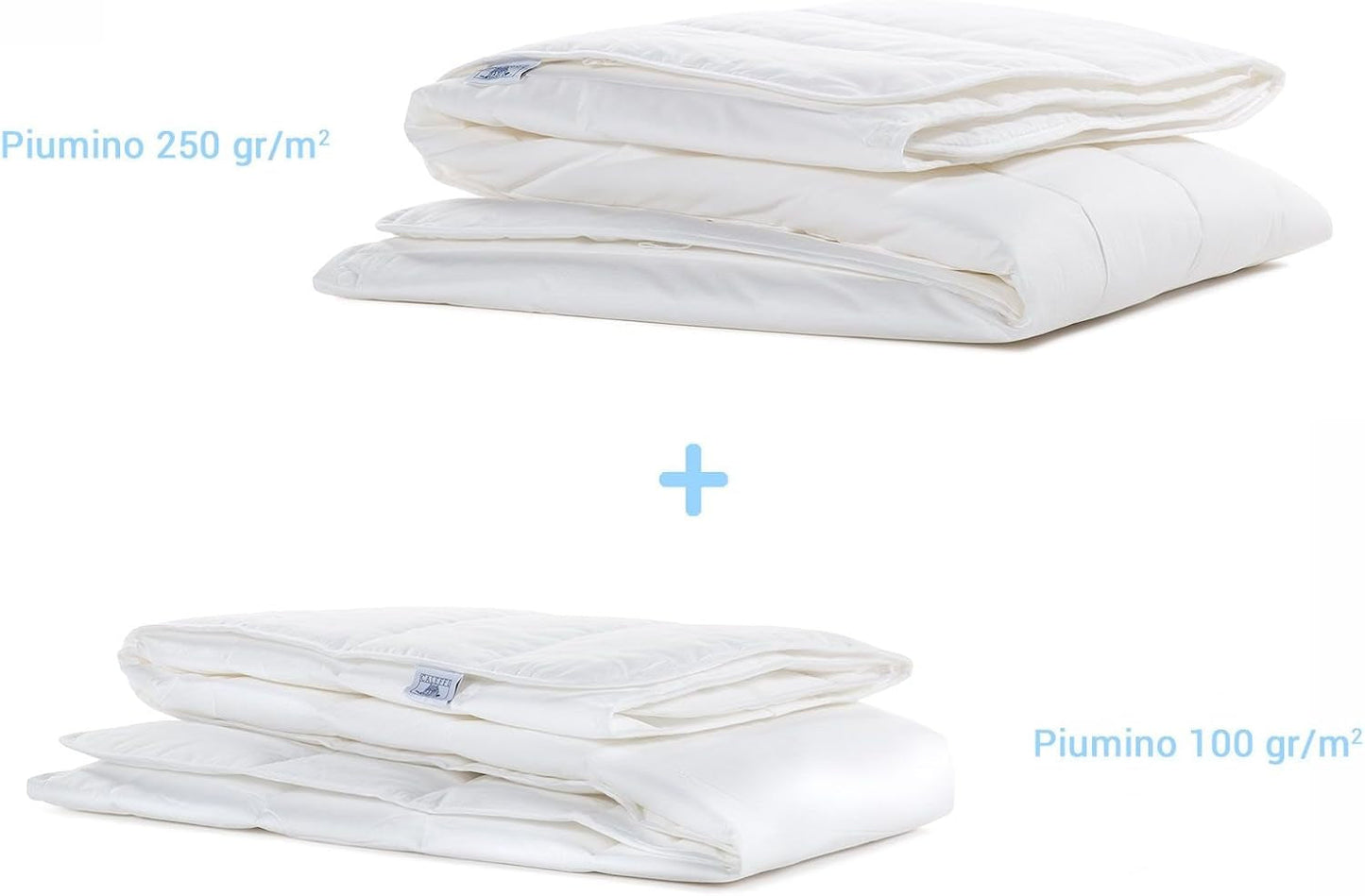 Caleffi 12368 - Quilt 4 säsonger antiallergiska polyesterfibrer Täcken och täcken Naty Shop