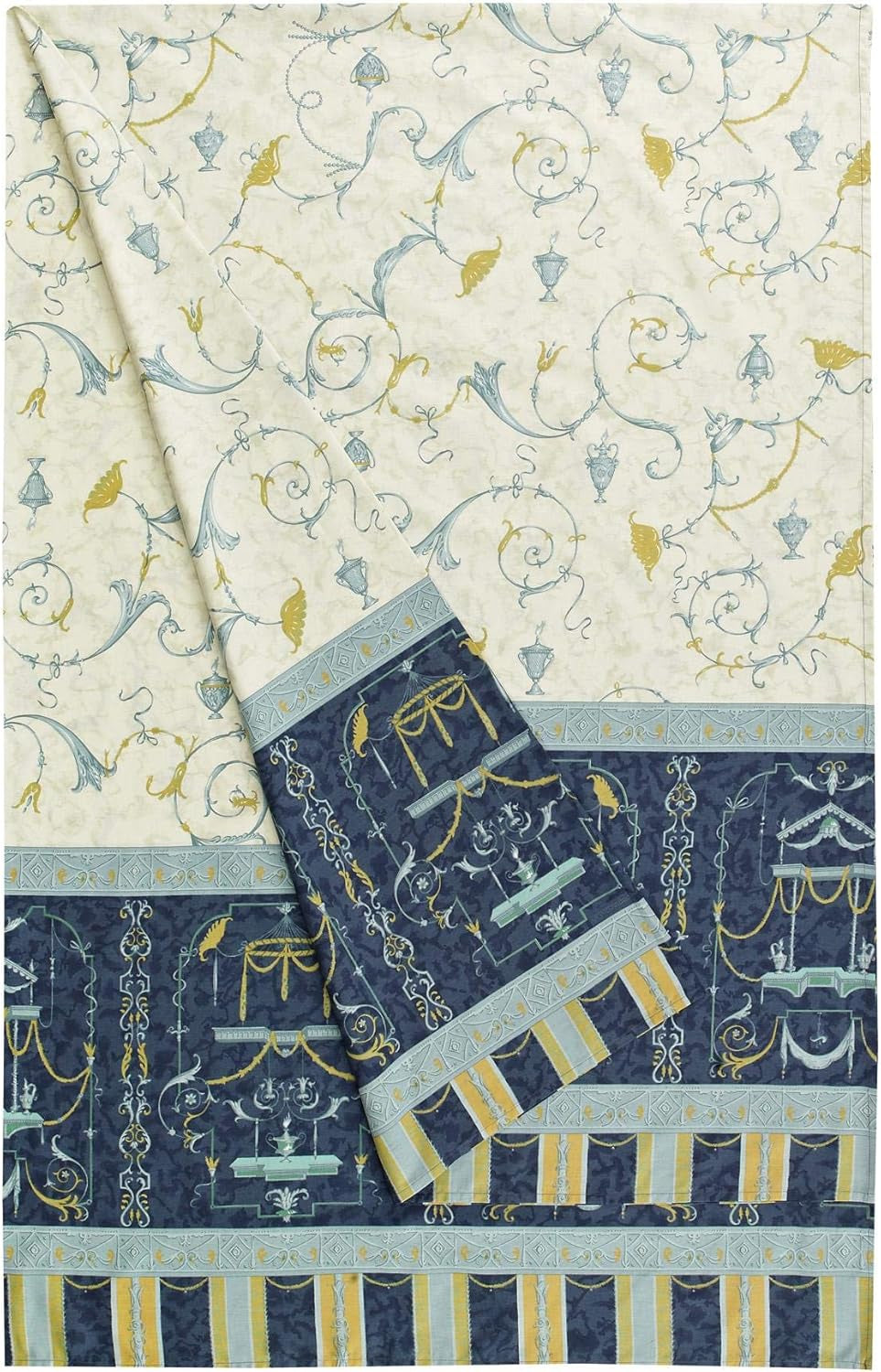 Bassetti OPLONTIS Granfoulard, bomull, blå, 180 X 270 X 1 Cm Sängar och filtar Bassetti Blå 180 X 270 X 1 cm
