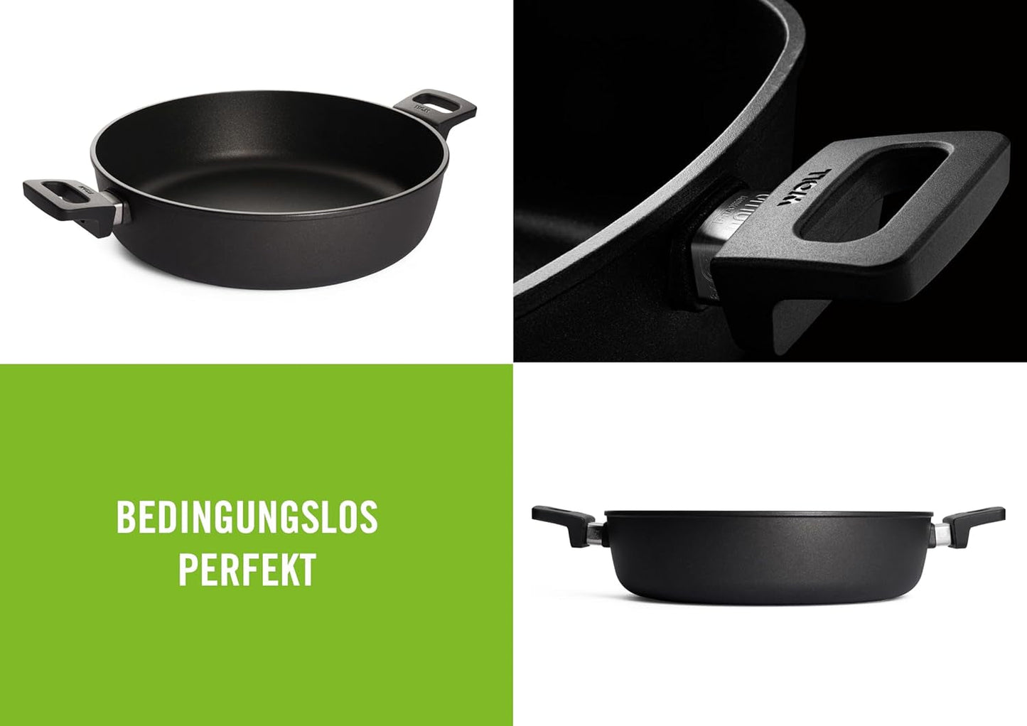 Woll Nowo Titanium Kasserole - Induktiv -, Ø 32 Cm, 8 Cm Hoch, 5,5 Liter, Mit 2 Seitengriffen - Geeignet Für Alle Herdarten Formar och brickor för bakning Naty Shop