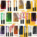 Green Temporary Hair Dye - 14ml Hårkrita Hårfärgning, tvättbar grön hårfärgstav, Omedelbar färg hårkrita, Carnival Chalk Hårfärgning till jul Halloween, Carnival, Cosplay Hair Dye Naty Shop