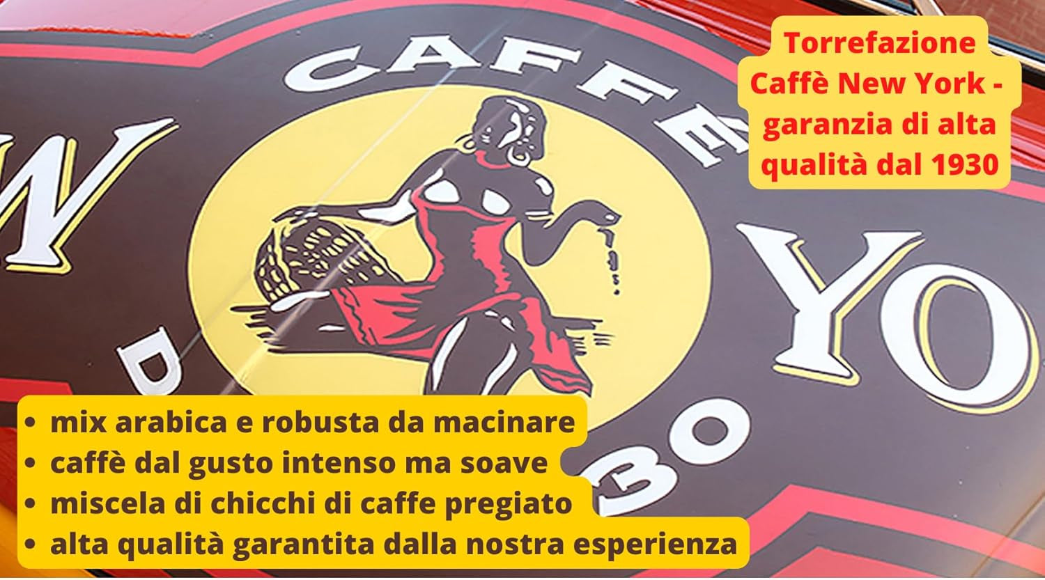 Caffè New York - XXXX - Helt bönkaffe - 1000g