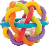 Playgro skallerboll för barn - skallerboll för barn - skallerboll för barn - skallerboll - motorik - leksak för barn - motorik för barn - färgglada Leksaker Bebe Naty Shop Bendy Ball