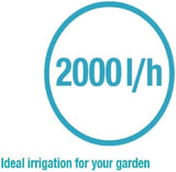 Bevattningssystem Gardena Micro-Drip Basic Unit 2000: Basenhet för tryckreduktion, vattenflöde ca. 2 000 l/h, snabb och enkel anslutningsteknik (1354-20)