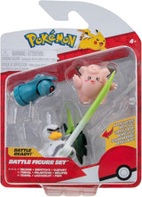 Pokémon PKW3057 Battle Figure Set-Piepi, Tanhel, Lauchzelot Actionfigurer Naty Shop Piepi, Tanhel, Lauchzelot
