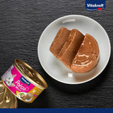 Vitakraft Poésie Mousse, våt kattmat, luftigt skum, med kyckling, utan tillsatt socker eller spannmål (12 x 85g)