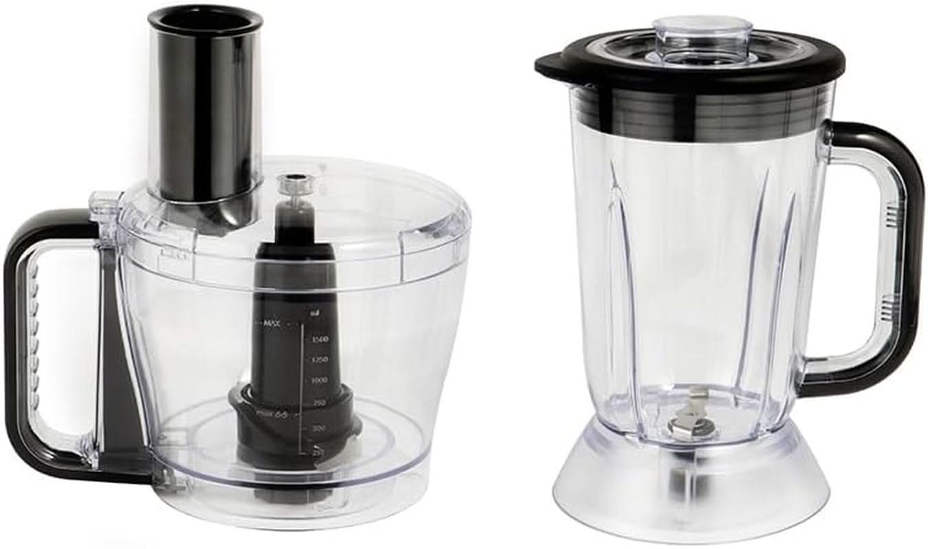 Russell Hobbs matberedare [Blender/grönsakshackare/bordsmixer/hackare/mixer] Matberedare (knådning, blandning och skivning), matt kol Kök Naty Shop