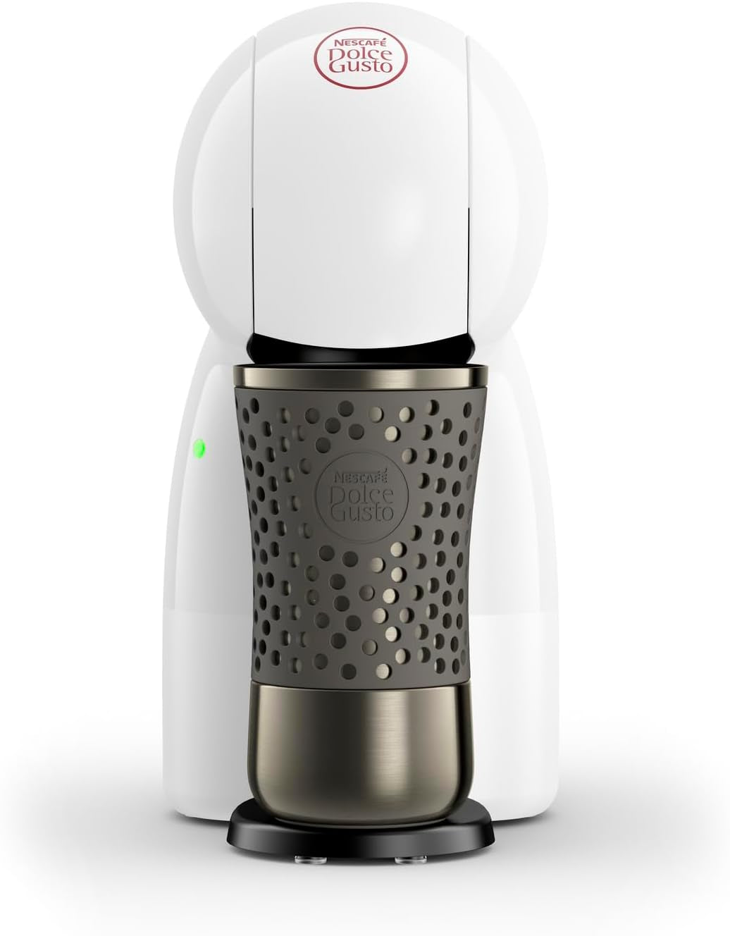 Manuell espressomaskin med NESCAFÉ DOLCE GUSTO PICCOLO XS kapslar från KRUPS, vit