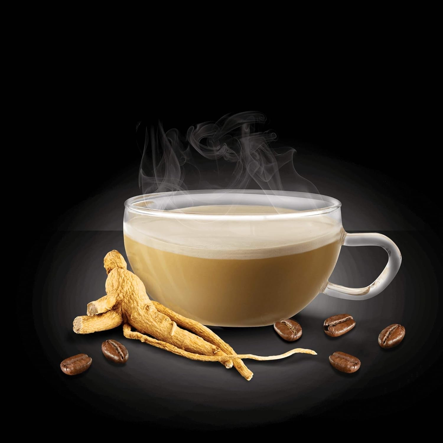 - 1 Verpackning med 500 Gr Ginseng mit Brauner Canhrzucker-Löslichem Kaffeepulver zum Süßen, Ideal zum Adden zu Heißem Wasser, Glutenfrei, Laktosefrei och Gentechnikfrei