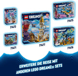 LEGO Dreamzzz 2-i-1 Mr Oz's rymdbuggy-leksaksbil eller rymdfärja-set innehåller Mr Oz, Albert och Jayden minifigurer, rymdpresent för barn 8+ 71475 Byggset Besuche den LEGO-Store