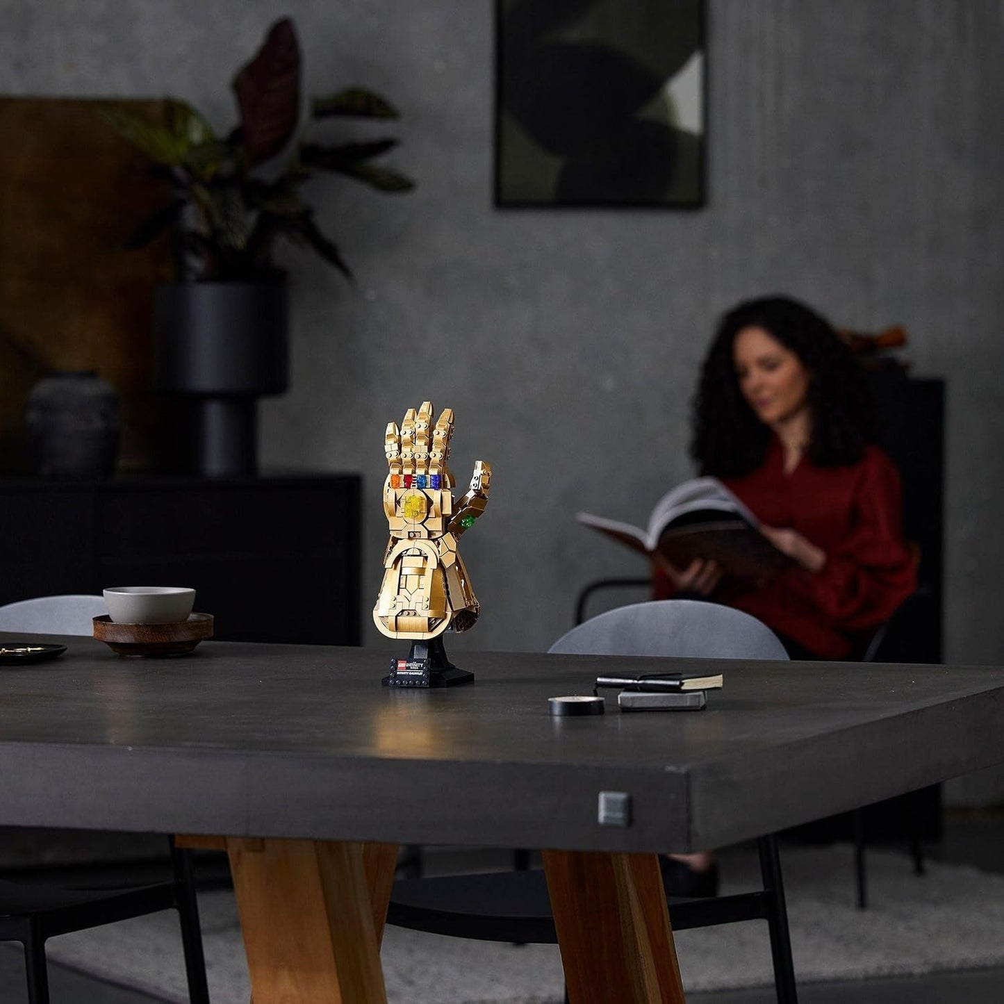 LEGO 76191 Marvel Super Heroes Infinity Glove Avengers Thanos Glove Model Building Set för vuxna Fan objekt Present för män Kvinnor Henne Honom Byggset Besuche den LEGO-Store