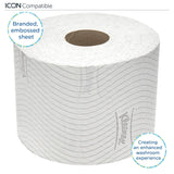 Kleenex standardrulle 8441 toalettpapper - 2-skikts toalettpapper - 6 paket med 6 rullar X 600 ark vardera, vit (36 rullar/21 600 ark totalt)
